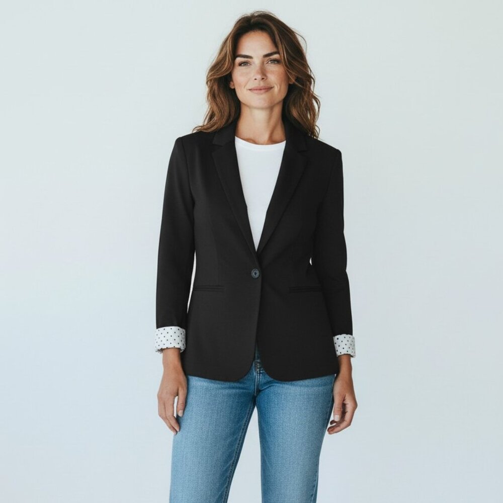 Women's Old Navy Flex Work Jacket – Black – Stretchy & Comfortable